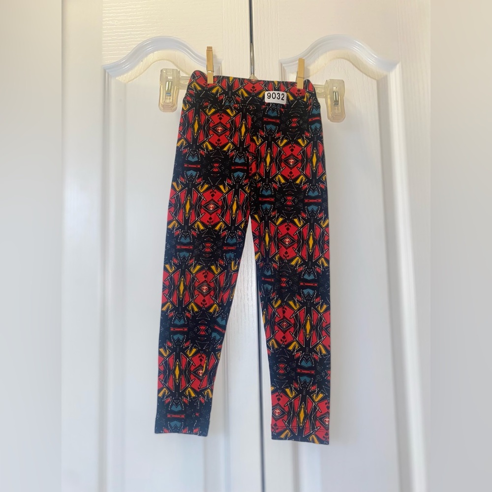 NEW LuLaRoe Aztec Kids S/M Leggings 9032